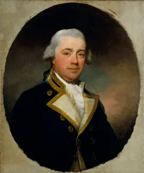 Kapitan John Harvey (1740-1794), koniec XVIII wieku (olej na płótnie)