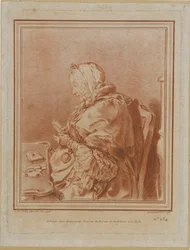 Portret Madame Geoffrin 1699-1777, 1770.