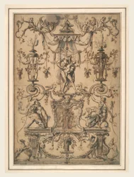 Panel ozdobny z Ojcem Czasem