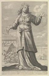 Monime, 1647. Twórcy: Gilles Rousselet, Abraham Bosse.