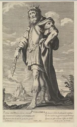 Ptolemeusz, ca. 1639-40. Twórcy: Gilles Rousselet, Abraham Bosse.