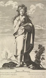 Sybilla perska, ca. 1635. Twórcy: Gilles Rousselet, Abraham Bosse.
