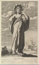 Sybilla z Kume, ca. 1635. Twórcy: Gilles Rousselet, Abraham Bosse.