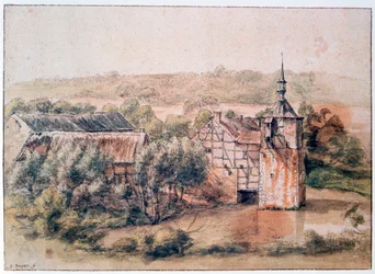 Pejzaż z Domami, c1643-1687