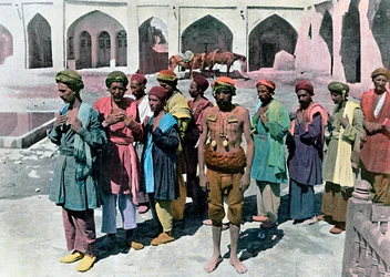 Derwisze i męczennicy, Teheran, ok. 1890