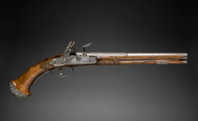 Pistolet skałkowy, ok. 1930 r. 1690-1700.