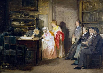 Państwo cywilne, Gioacchino Toma (1836-1893), obraz.
