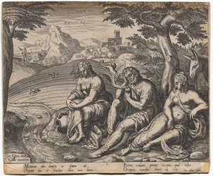 Przypowieść o siewcy i nasieniu: Opadające ziarno (według Gerarda Van Groeningena, czynnej Antwerpii 1563-1573)