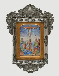 Ukrzyżowanie, ok. 1572 (tempera na pergaminie)