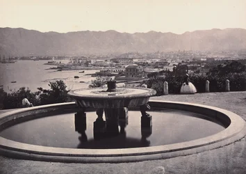 „Panorama z Willi Belmonte z fontanną. Palermo”