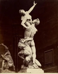 Porwanie Sabinek Giovanniego Bologni, Florencja