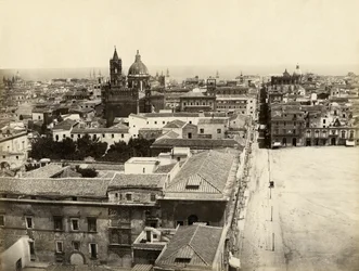 Widok Palermo z Porta Nuova, Sycylia, Włochy, fot. Giorgio Sommer
