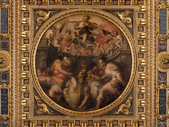 Alegorie dzielnic Santo Spirito i Santa Croce
