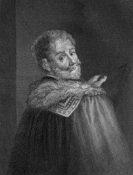 Benvenuto Cellini, ilustracja z „Wspomnienia Benvenuto Cellini, artysty florenckiego” w tłumaczeniu T. Roscoe w 1847 r., sztychowane przez Hinchcliffa