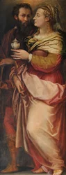 Giorgio Vasari z żoną Niccolosą Bacci, ok. 1930 r. 1565