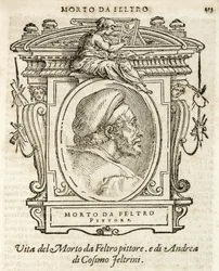 Mediolan, Biblioteca Braidense, Vite de piv excellent, Giorgio Vasari 1568, Dead da Felt