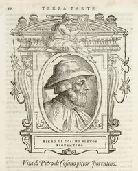 Mediolan, Biblioteca Braidense, Vite de piv excellent, Giorgio Vasari 1568, Piero di Cosimo