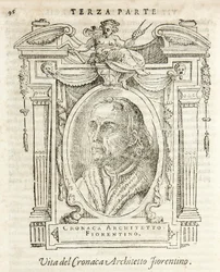 Mediolan, Biblioteca Braidense, Vite de piv excellent, Giorgio Vasari 1568, Simone zwany Kronikarzem Florenckim.