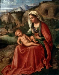 Dziewica z Dzieciątkiem w krajobrazie, ok. 1503