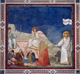 Noli me tangere - Zmartwychwstanie Chrystusa, detal z Życia i Męki Chrystusa