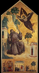 Stygmaty św. Franciszka - Tempera na drewnie, ok. 1295-1300