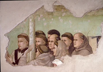 Epizod z życia św. Franciszka z Asyżu: „” Św. Fresk autorstwa Giotto da Bondone