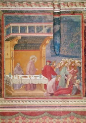 Święty Franciszek przepowiada śmierć rycerza w Celano, ok. 1297-99