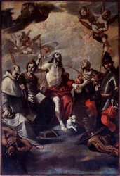 Św. Jan Chrzciciel, Św. Jerzy, Św. Łucja, Św. Katarzyna, Św. Bernard (Malarstwo)