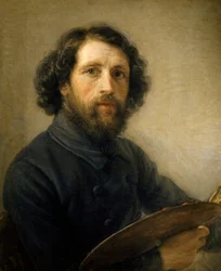Autoportret autorstwa Giovanniego Carnovali (1804-1873), olej na płótnie, 78x58 cm