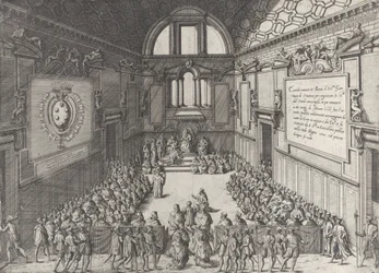 Audiencja papieża Piusa V u Księcia Toskanii Cosimo I, 1575-99.