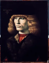 Portret młodego mężczyzny, ok. 1495 (olej na drewnie)