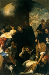 Cud murarza, autorstwa Giovanniego Andrei De Ferrariego (1598-1669)