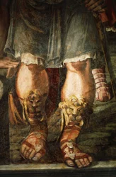 Małżeństwo Aleksandra Wielkiego i Roksany (fragment)