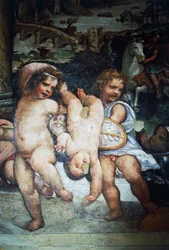 Małżeństwo Aleksandra Wielkiego i Roksany (fragment)