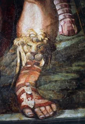 Małżeństwo Aleksandra Wielkiego i Roksany (fragment)