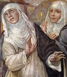 Ekstaza św Katarzyny, detal, 1526