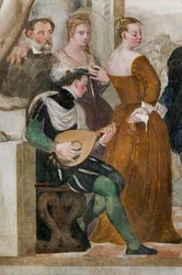 Zaproszenie do tańca, Sala Główna, ok. 1570 (fresk)