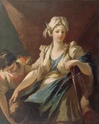 Judyta i jej służąca z głową Holofernesa, ok. 1710 r.