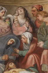 Counterfaccata, IL Pordenone, osadzanie 1522, detal