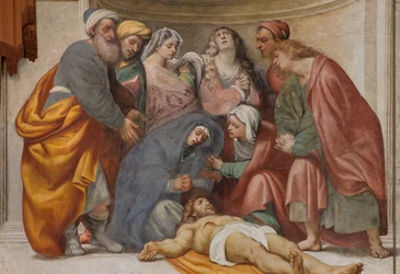 Counterfaccata, IL Pordenone, osadzanie 1522, detal