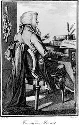 Wolfgang Amadeus Mozart, kompozytor austriacki, ok. 1784-1827