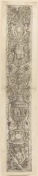 Tryton i dwa małe satyry, płytka czwarta z kolekcji Twelve Ornament Panels