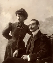 Alfredo Trombetta z żoną