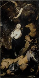 Męczeństwo św Katarzyny Obraz Cerano (Giovan Battista Crespi) (1567 / 8-1632) Mediolan, Santa Maria presso San Celso Włochy