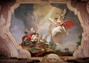 Ofiara Izaaka (Fresco