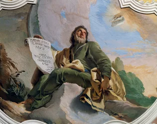Prorok Ezechiel, szczegół