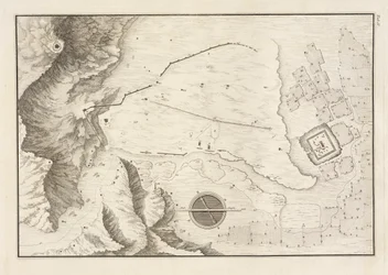 Geometryczny plan zrujnowanego miasta Palmyra, 1753