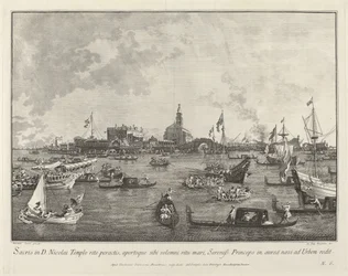 Doża w Bucintoro Opuszczając San Nicolò di Lido, 17631766.