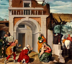 Pokłon Trzech Króli – Giovanni Battista Moroni (ok. 1525-1578)