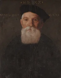Portret starca (olej na panelu)